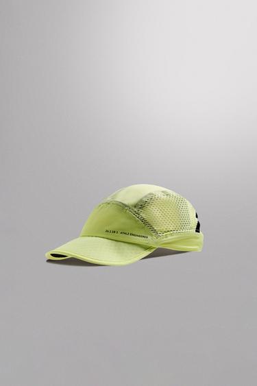 PERFORATED TECHNICAL CAP - Light lime green by Zara