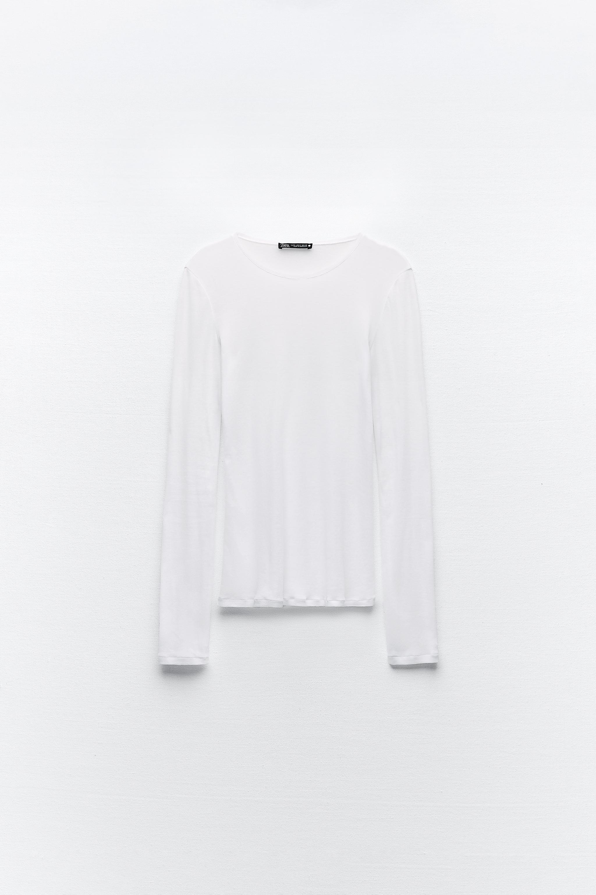 Zara long hot sale sleeve shirt