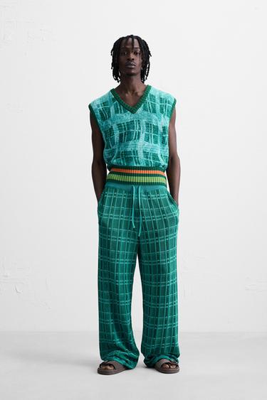 CONJUNTO PUNTO ESTAMPADO GRÁFICOS © OTIS KWAME KYE QUAICOE - Azul / Blanco de Zara