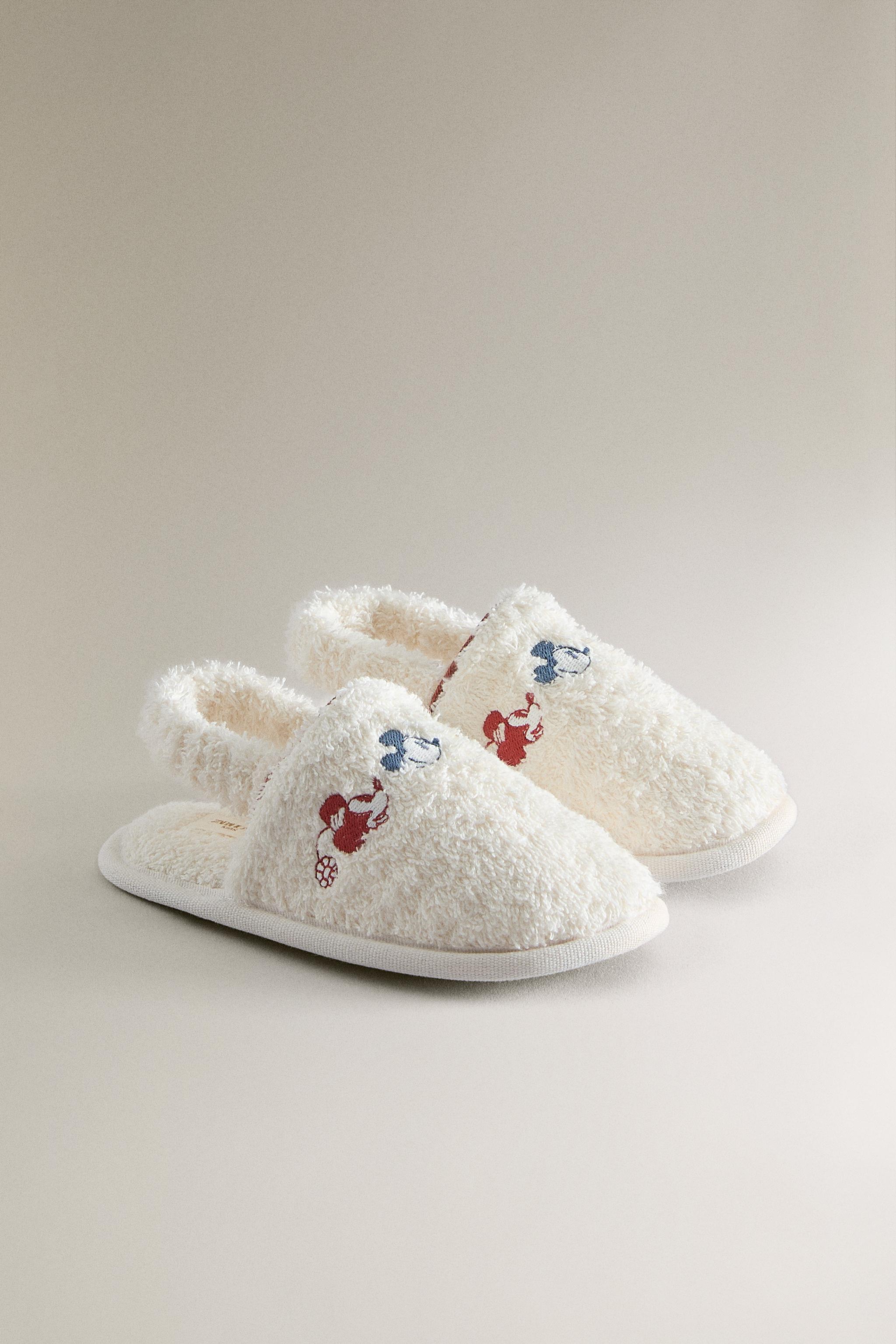 KIDS' MICKEY & MINNIE ©DISNEY BATH TOWEL SLIPPERS