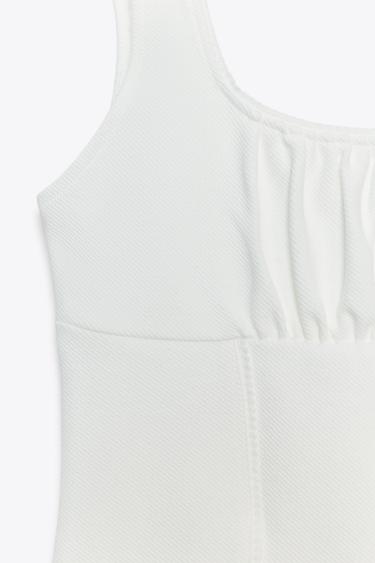TOP ORNEMENT PICOT - Blanc de Zara - Image 5
