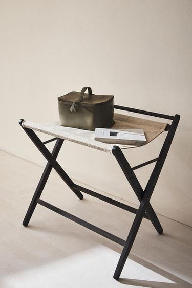 FOLDING LINEN TRUNK - Black by Zara - Image 5