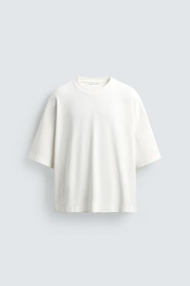 ТОЛСТОВКА BOXY FIT С РЕЛЬЕФНЫМ УЗОРОМ — СВЕТЛО-БЕЖЕВЫЙ от Zara