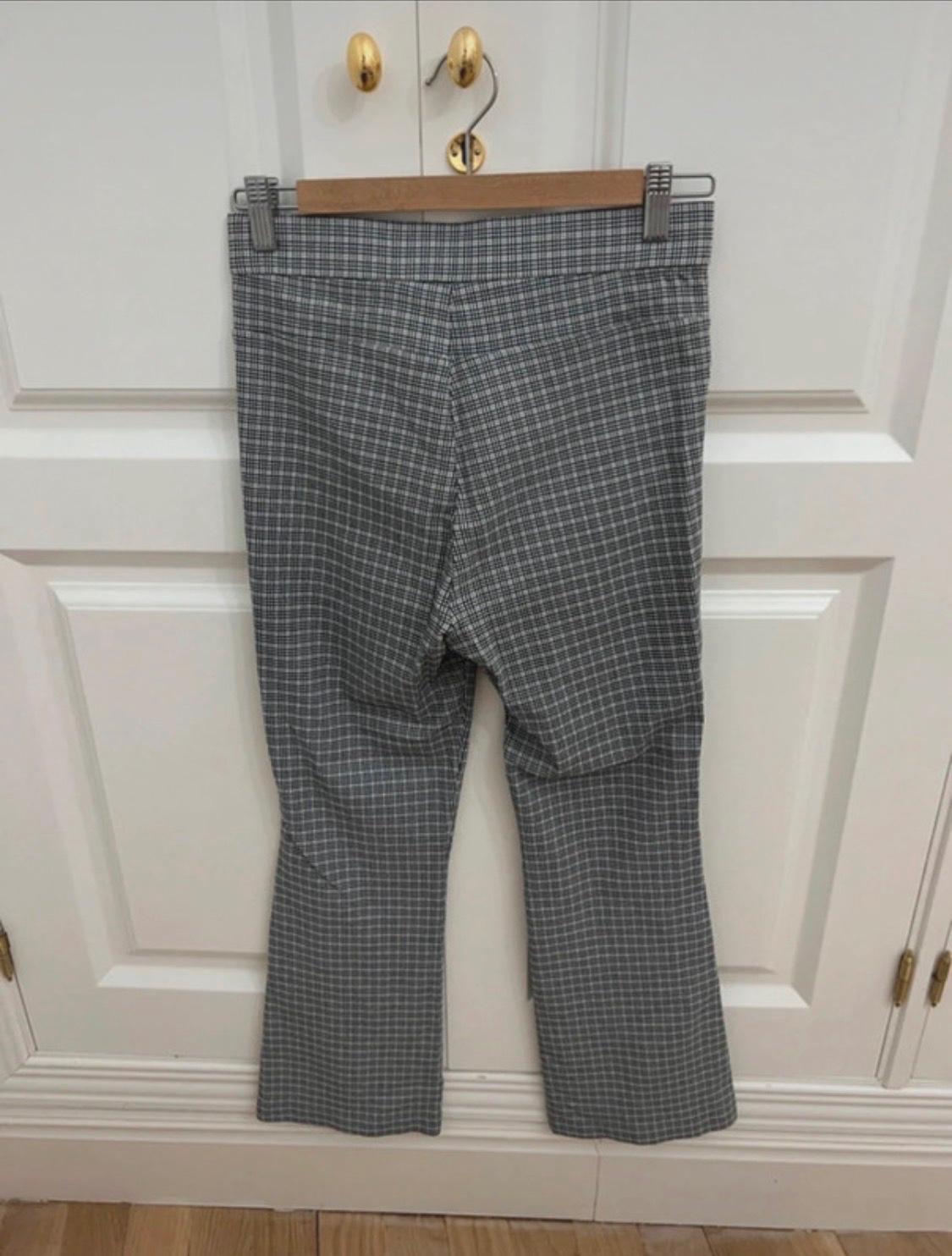 FLARED CHECK LEGGINGS - Image 2