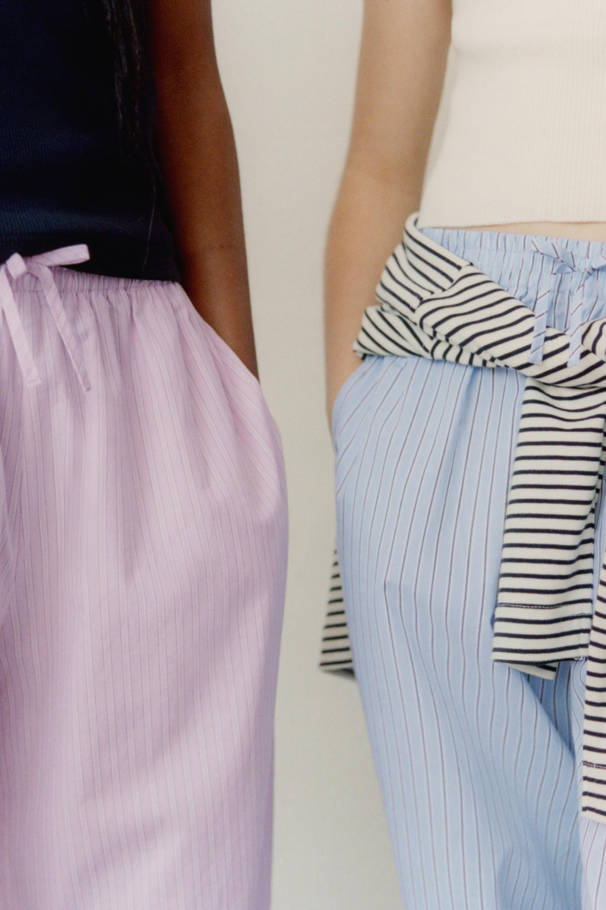 STRIPED PANTS — Pink (alternate view)