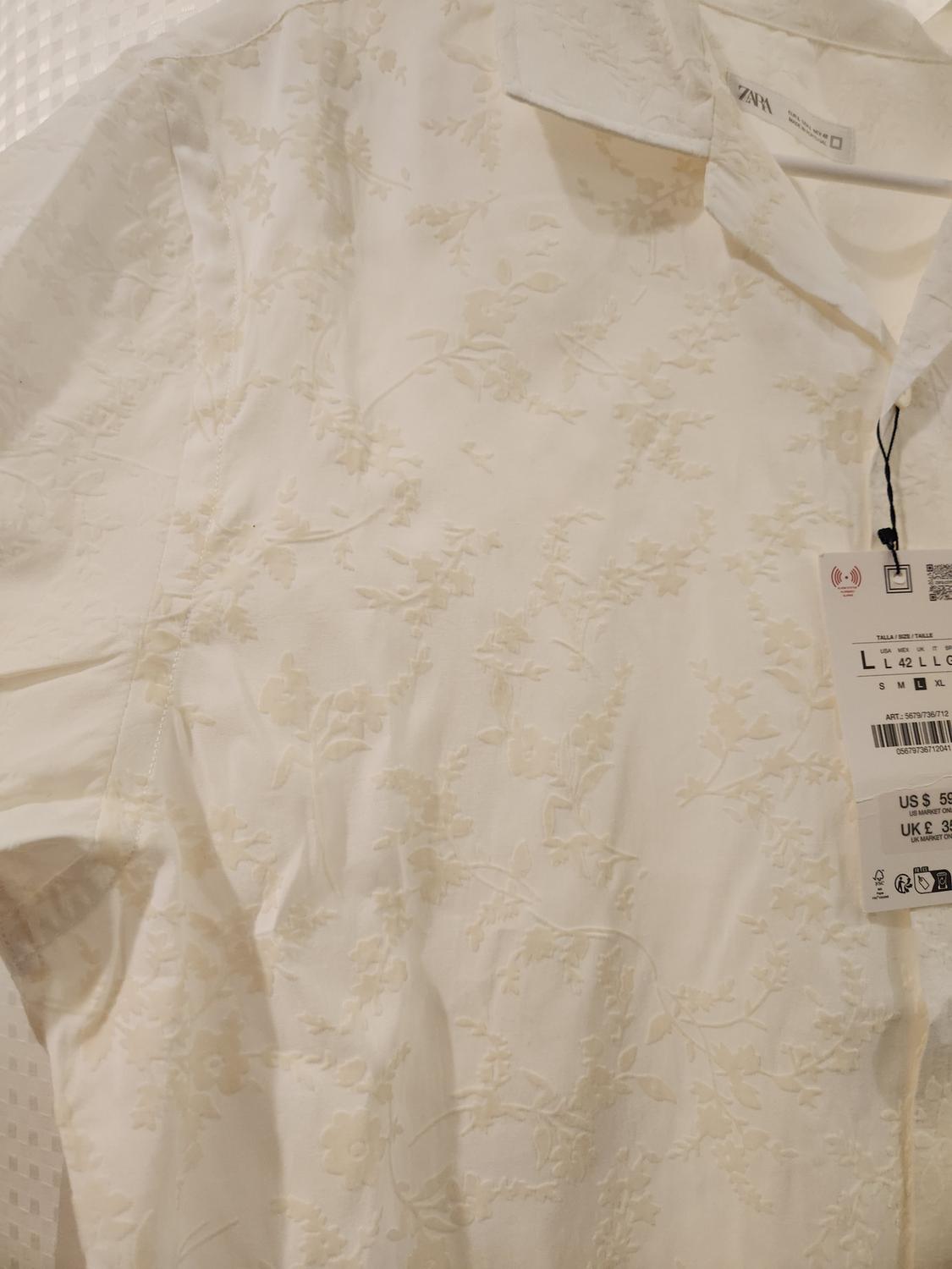 FLORAL JACQUARD SHIRT - Image 3
