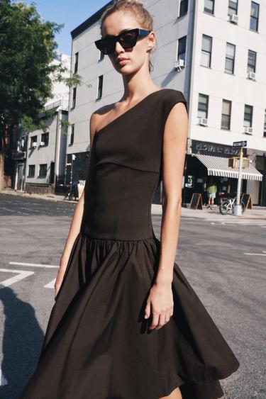 women's zara dresses Black Maxi Dress bust 28.1 in Women's Midi Dresses | ZARA