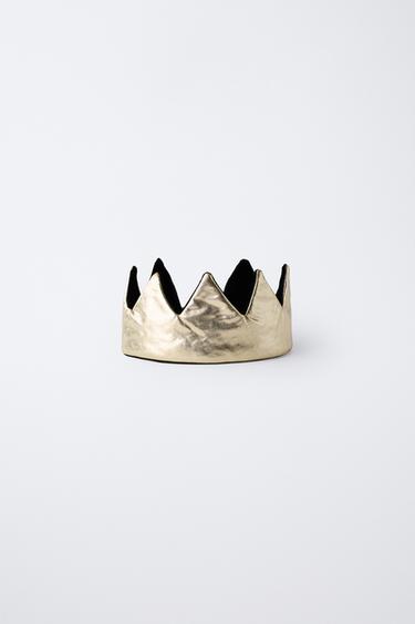 VELVET REVERSIBLE CROWN - Black by Zara