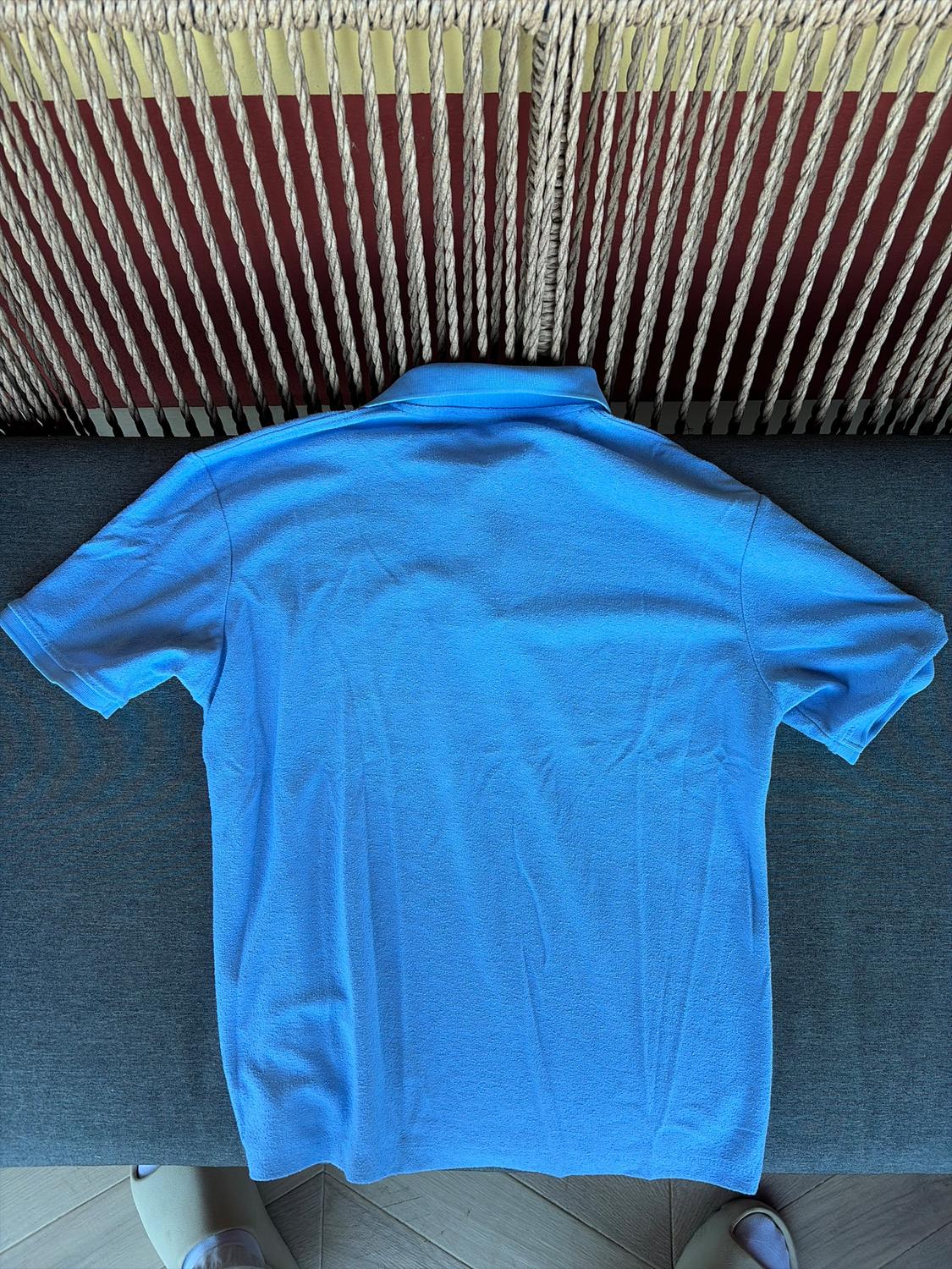 BOUCLÉ TEXTURED POLO SHIRT - Image 2