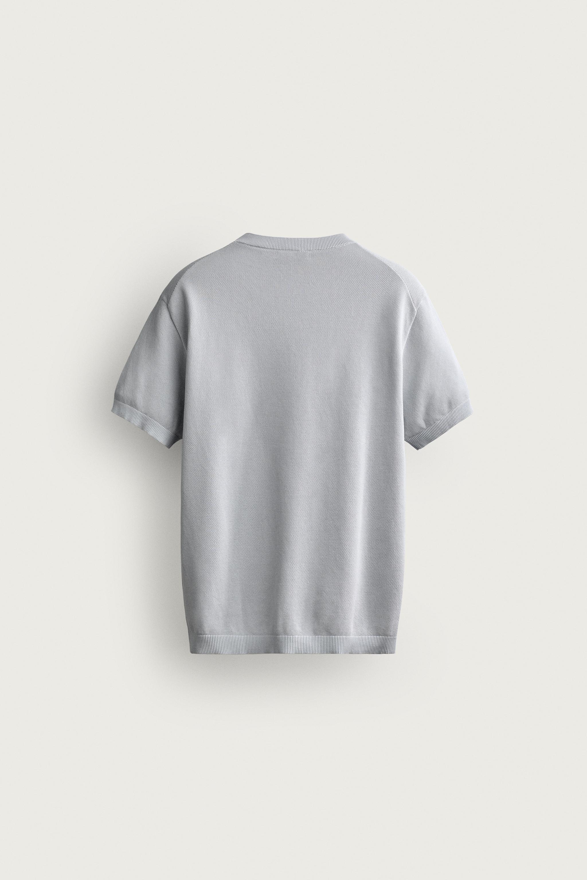 RELAXED FIT KNIT T-SHIRT