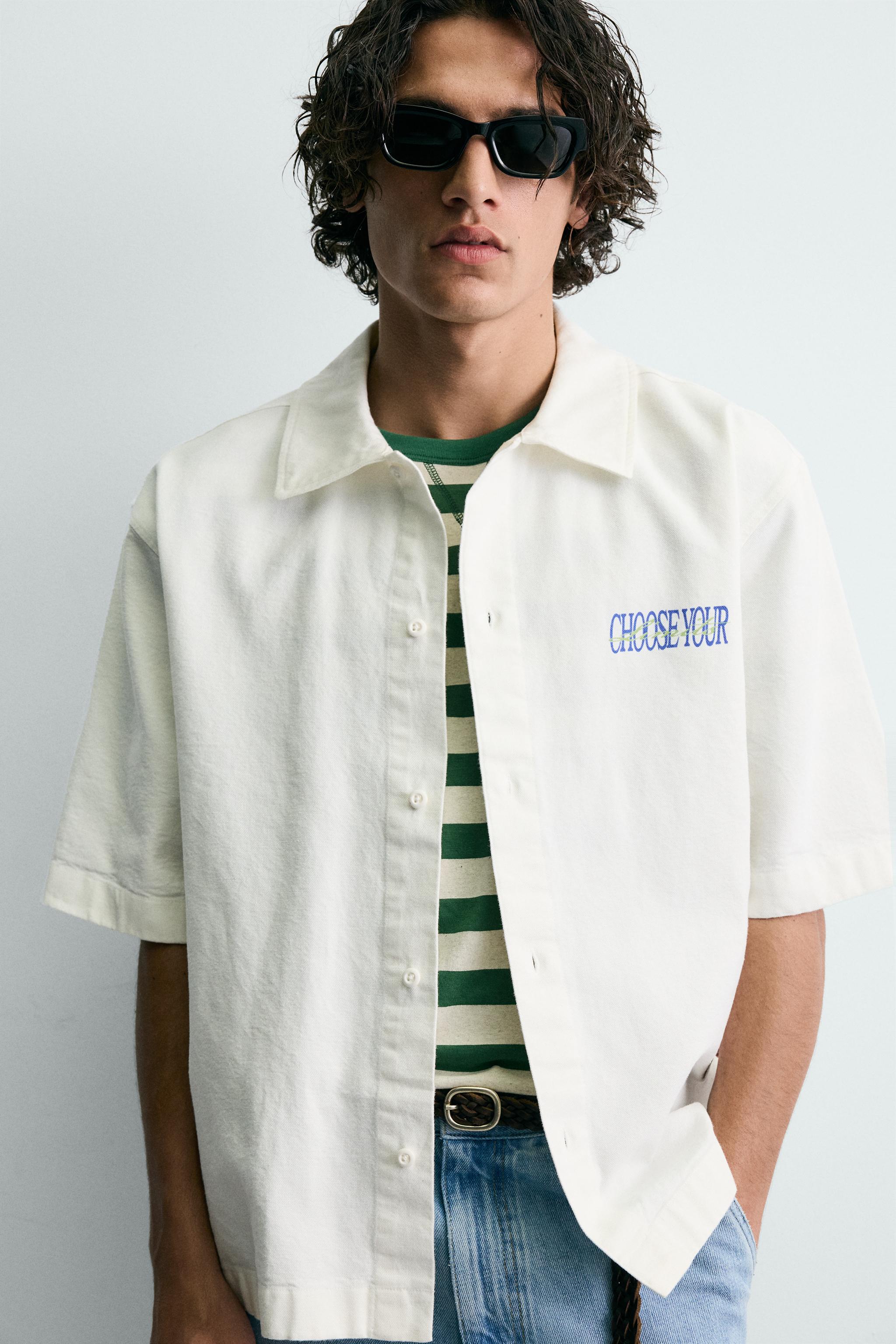 CHEMISE DÉLAVÉE IMPRIMÉ BIMATIÈRE