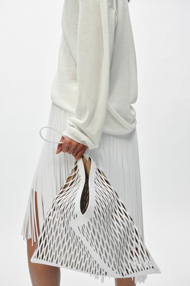 SHOPPER AUS GESTANZTEM LEDER -  von Zara - Bild 0