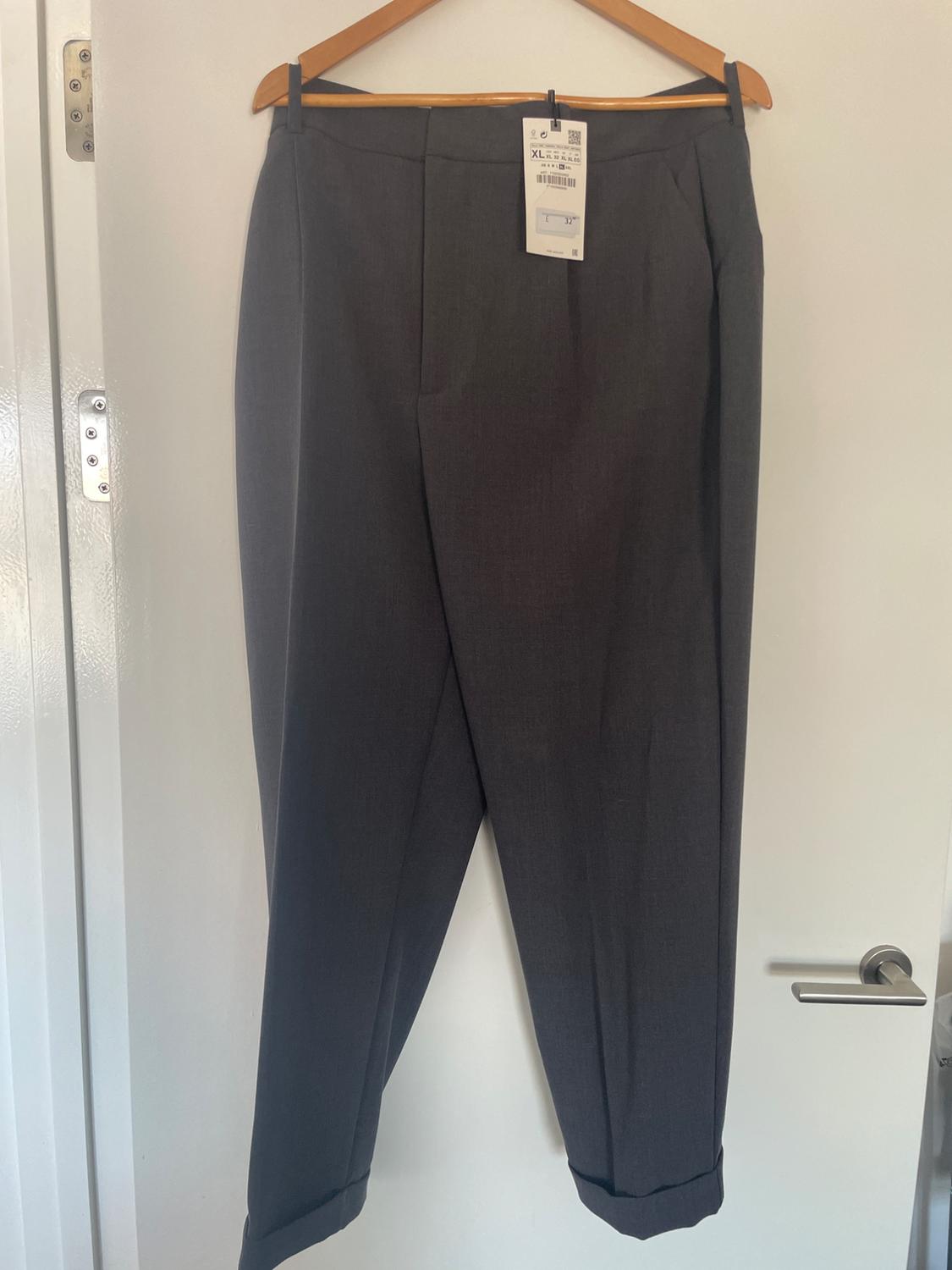 STRAIGHT-LEG TROUSERS WITH TURN-UP HEMS - Image 5