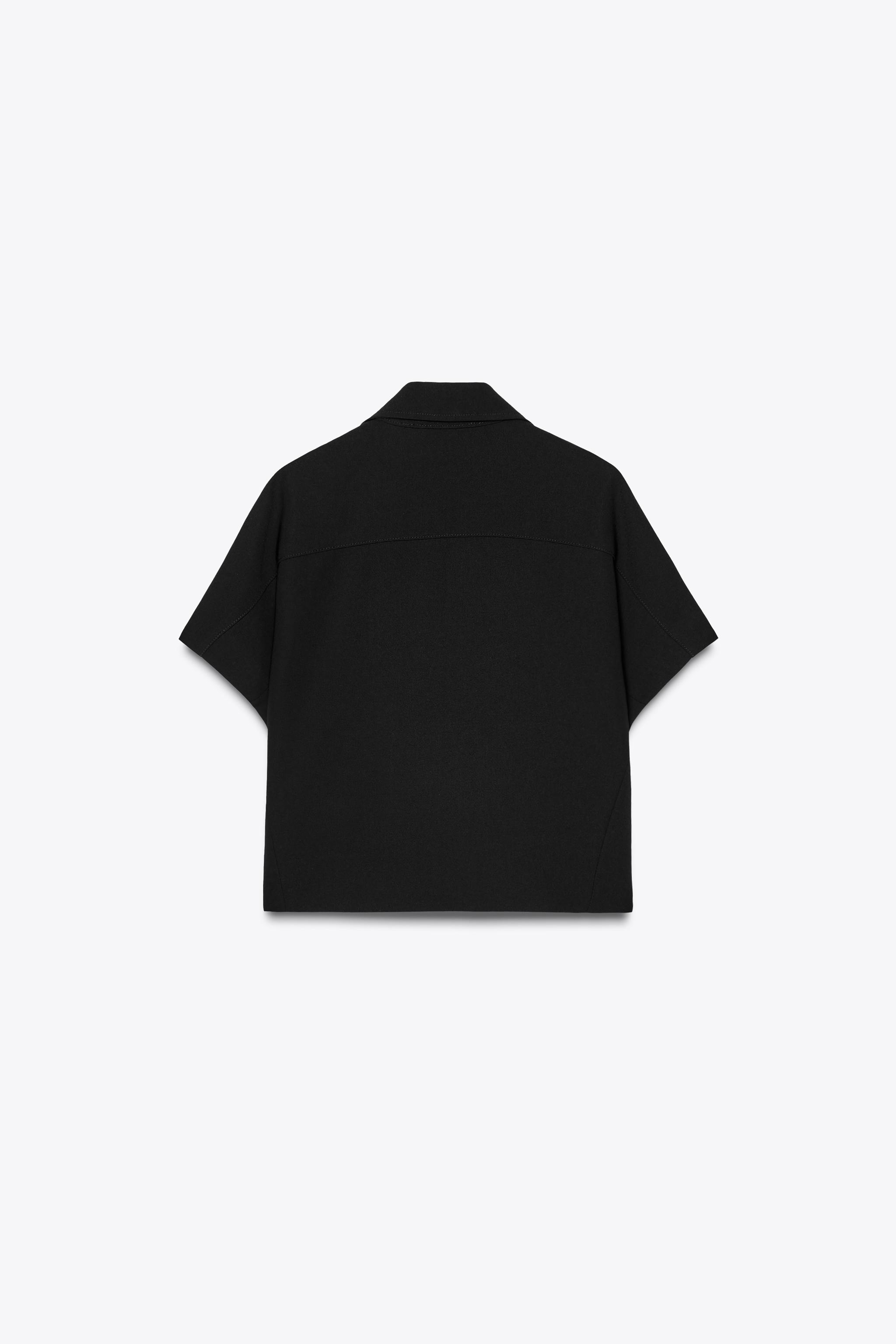 ZW COLLECTION クロップドジャケット - エクリュ | ZARA Japan