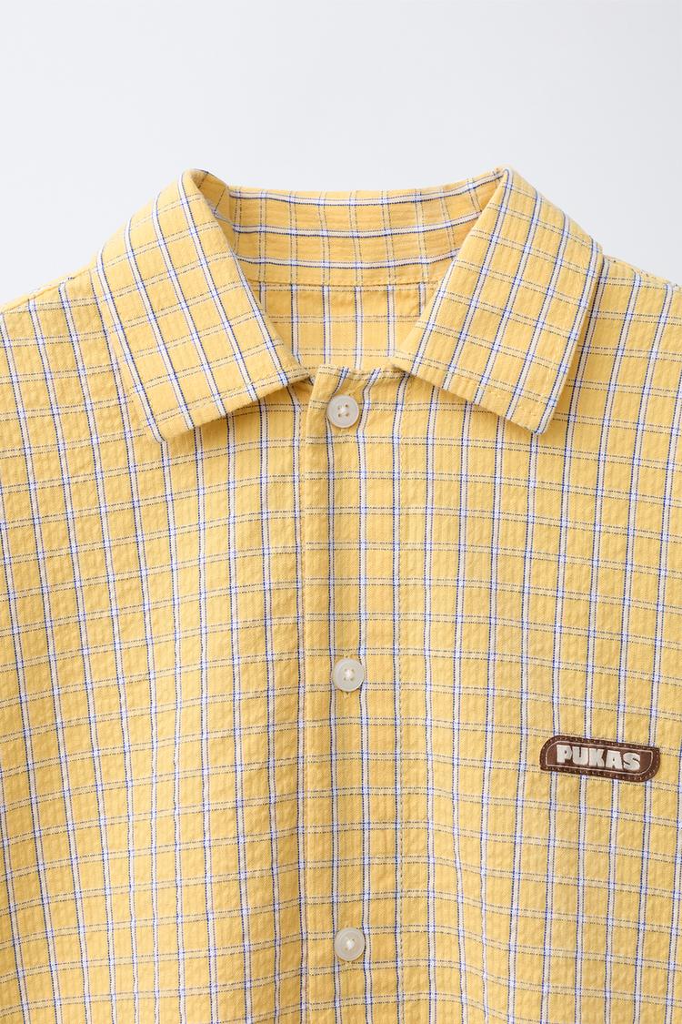 Camisa con estampado de cuadros Pukas Surf 3