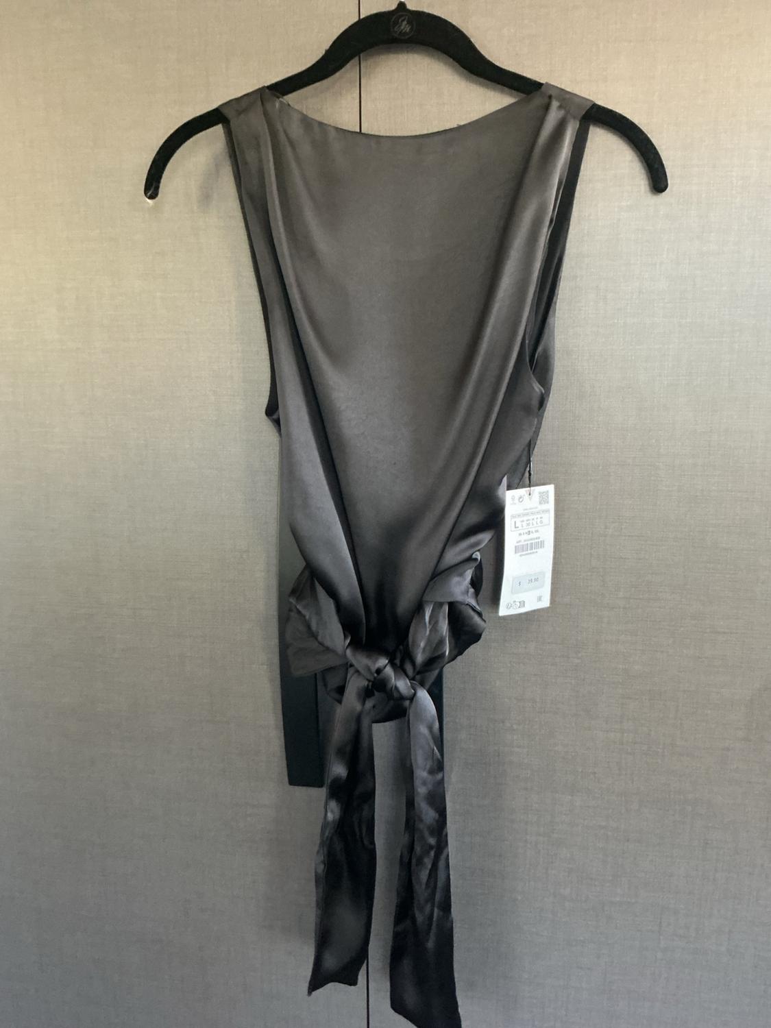 OPEN BACK SATIN EFFECT TOP - Image 3