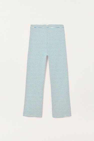 LIMITED EDITION STRIPED STRAIGHT-LEG TROUSERS - striped by Zara - Image 5