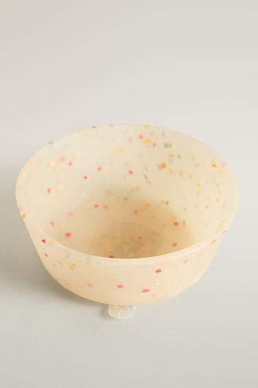 KIDS’ SILICONE CONFETTI BOWL — Multicolored 2