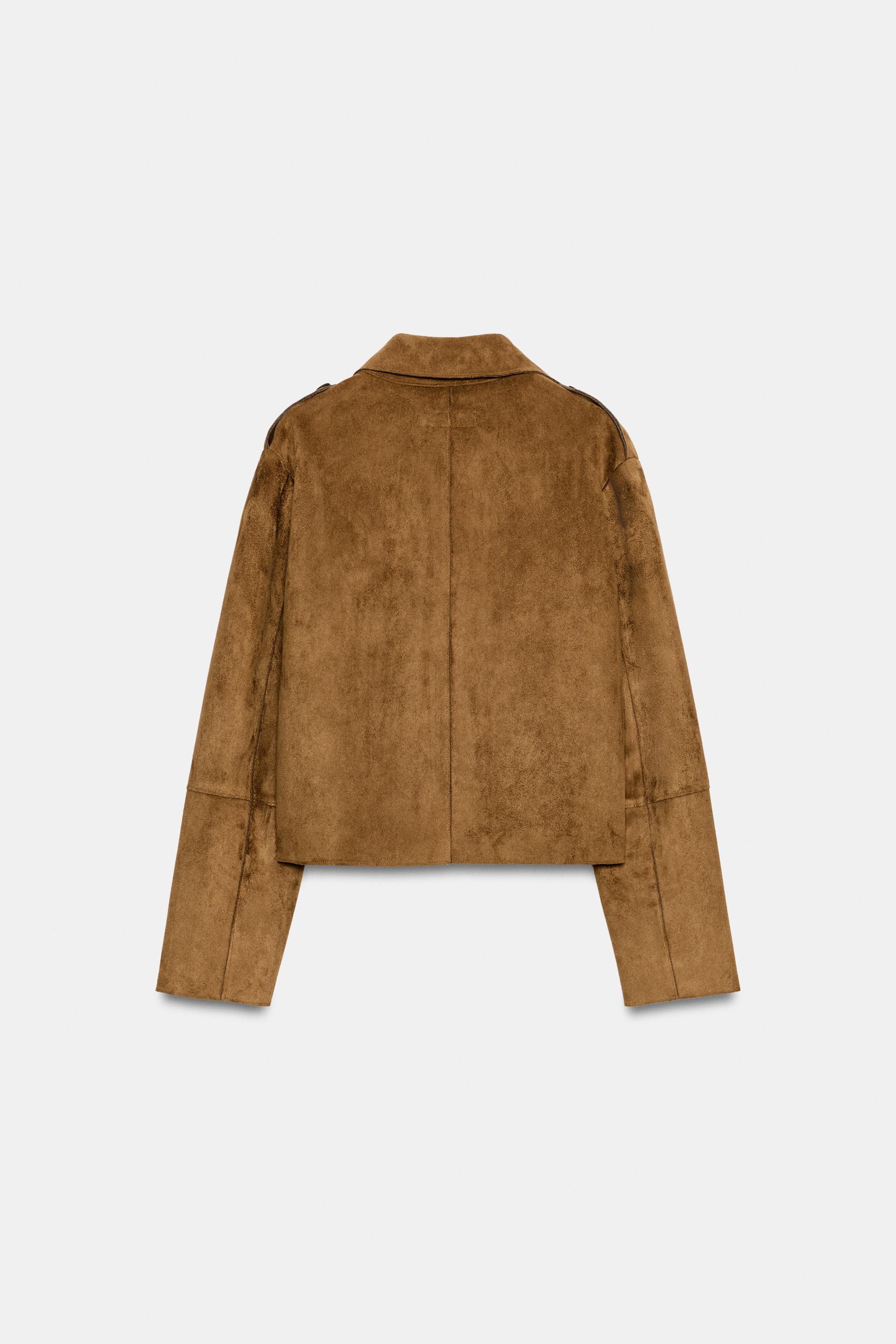 FAUX SUEDE JACKET