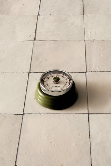 Zara KITCHEN TIMER WITH MAGNET - Olive green