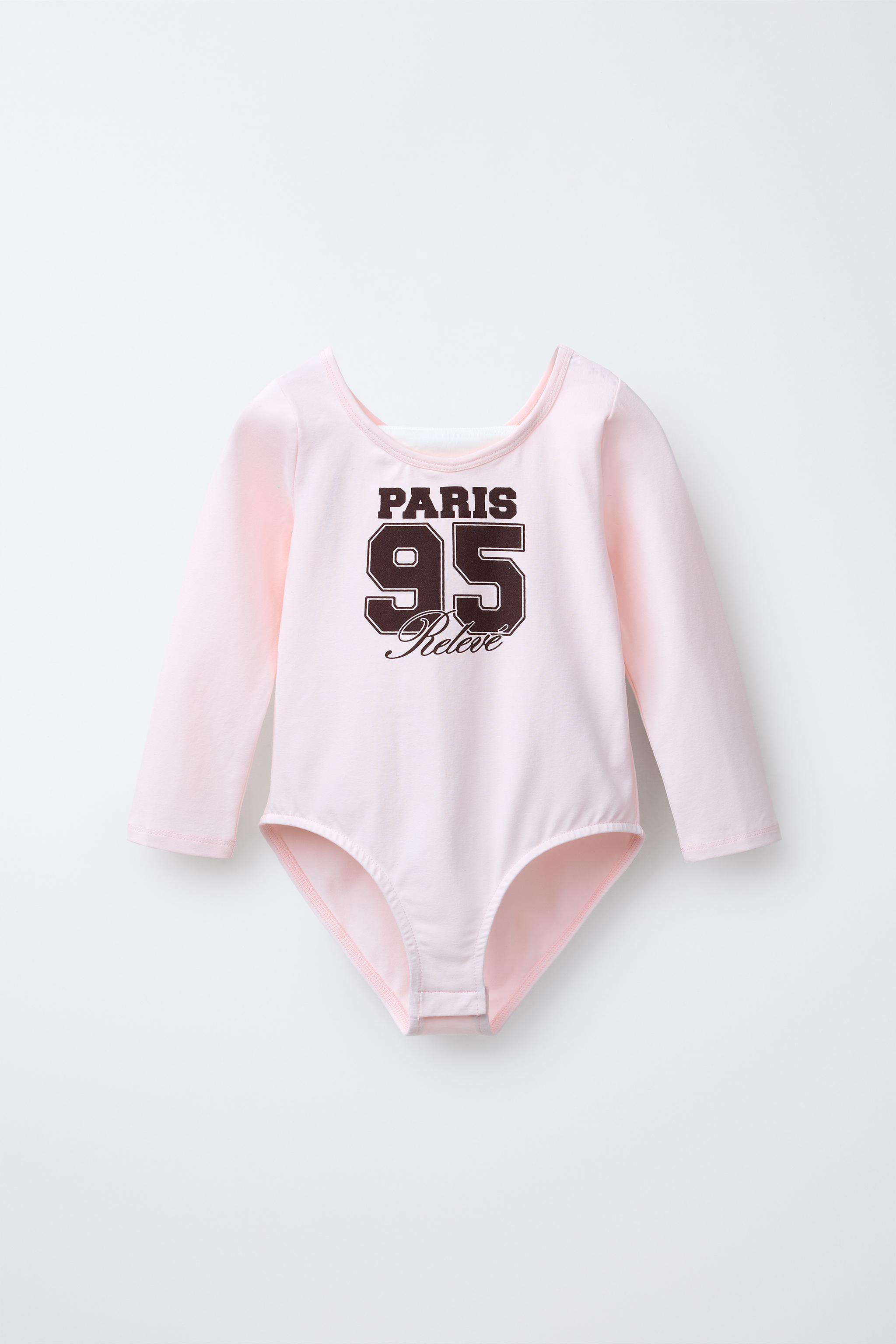 DOUBLE NUMBER BODYSUIT - Pink | ZARA United States
