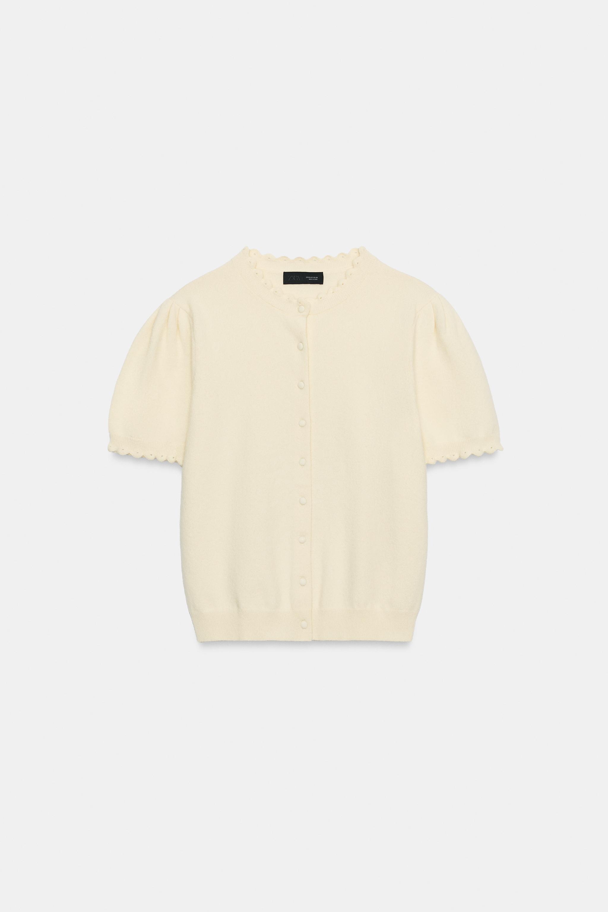 SHORT SLEEVE CARDIGAN