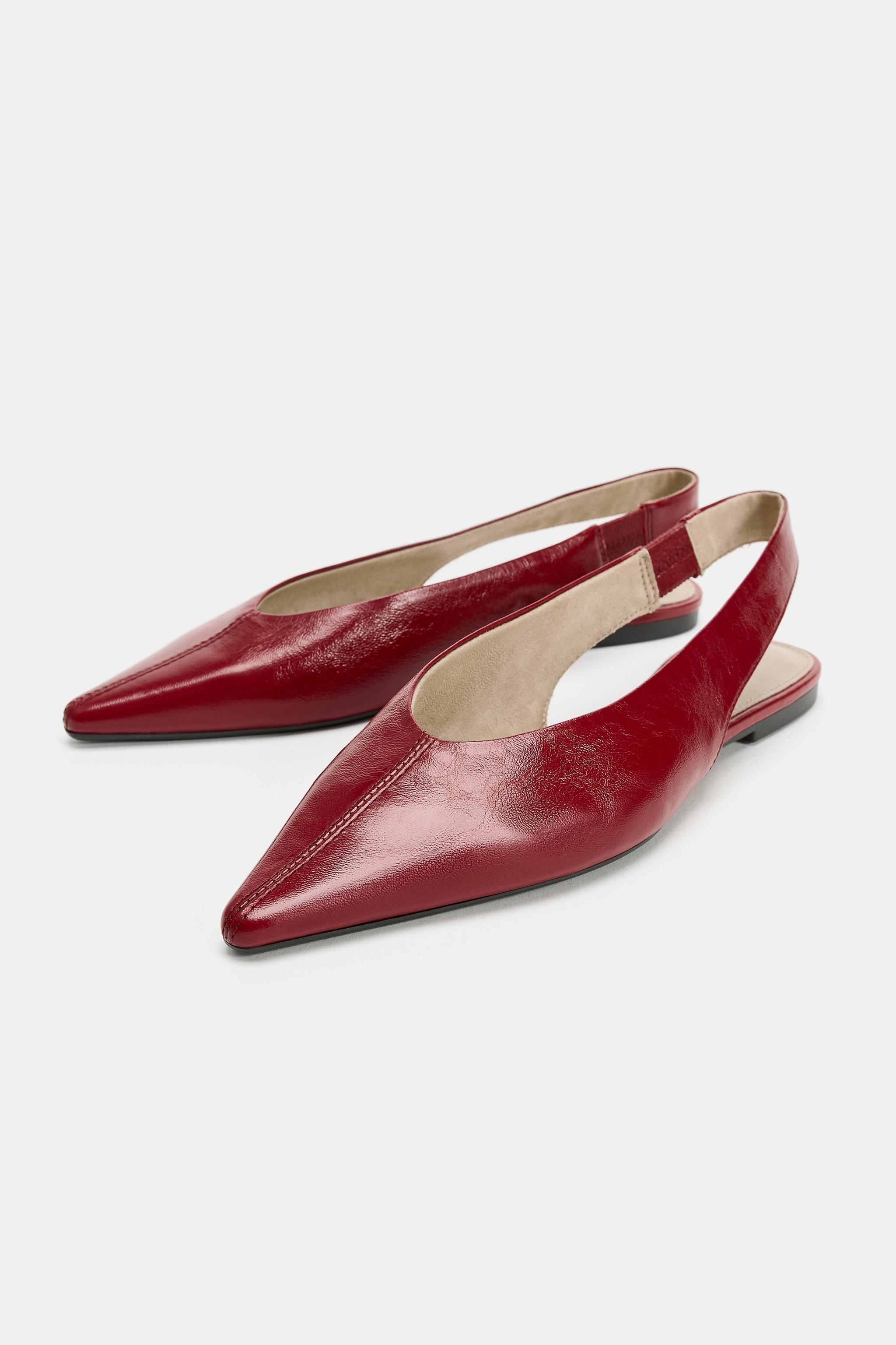 CHAUSSURES OUVERTES À L'ARRIÈRE EN CUIR