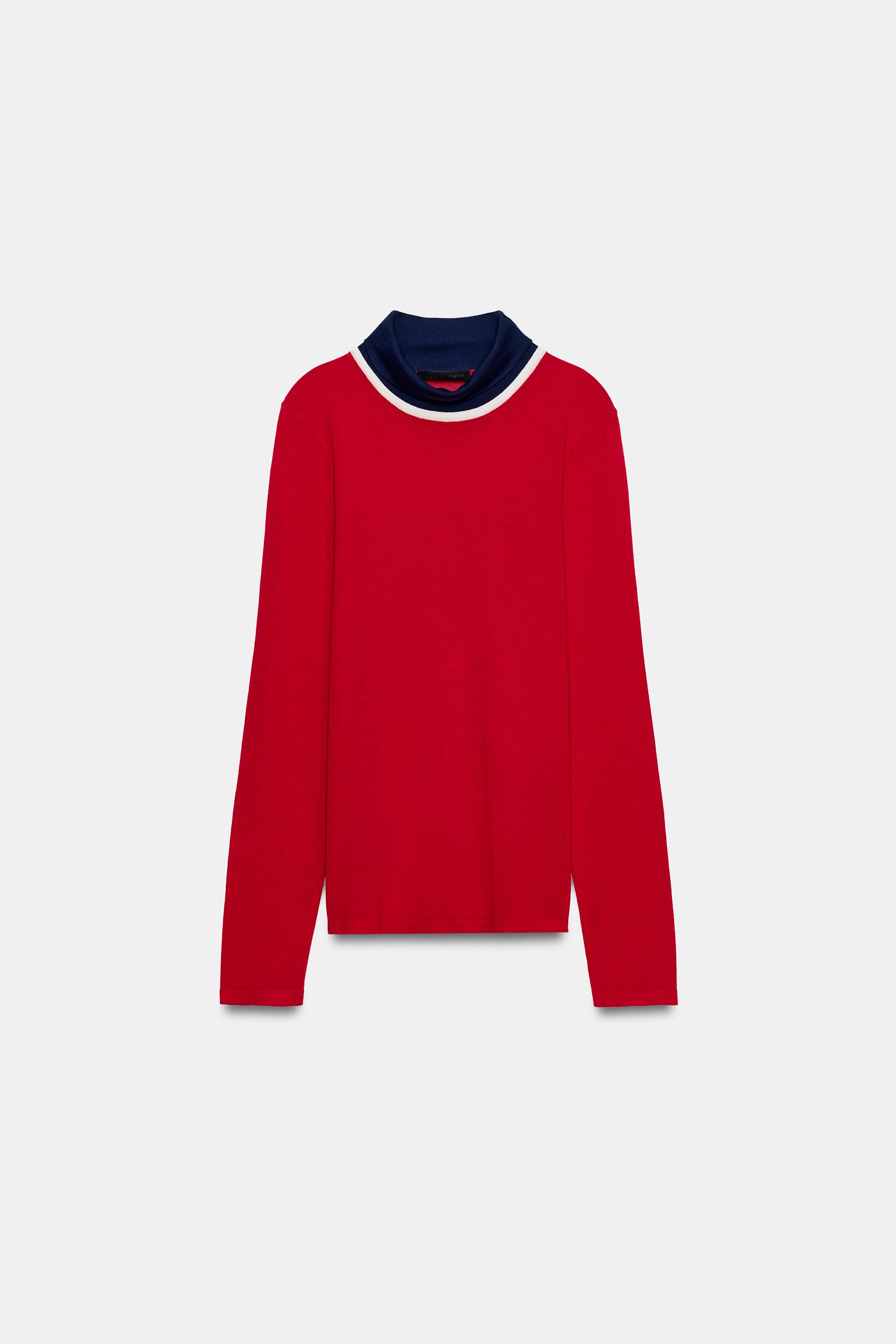 COMBINED KNIT SWEATER