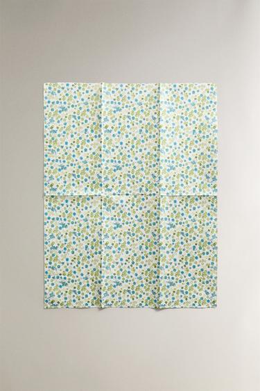 LOT SERVIETTES DE TABLE PAPIER IMPRIMÉES (LOT DE 30) - Vert de Zara - Image 2