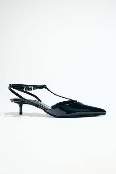 KITTEN HEEL SHOES - Black by Zara
