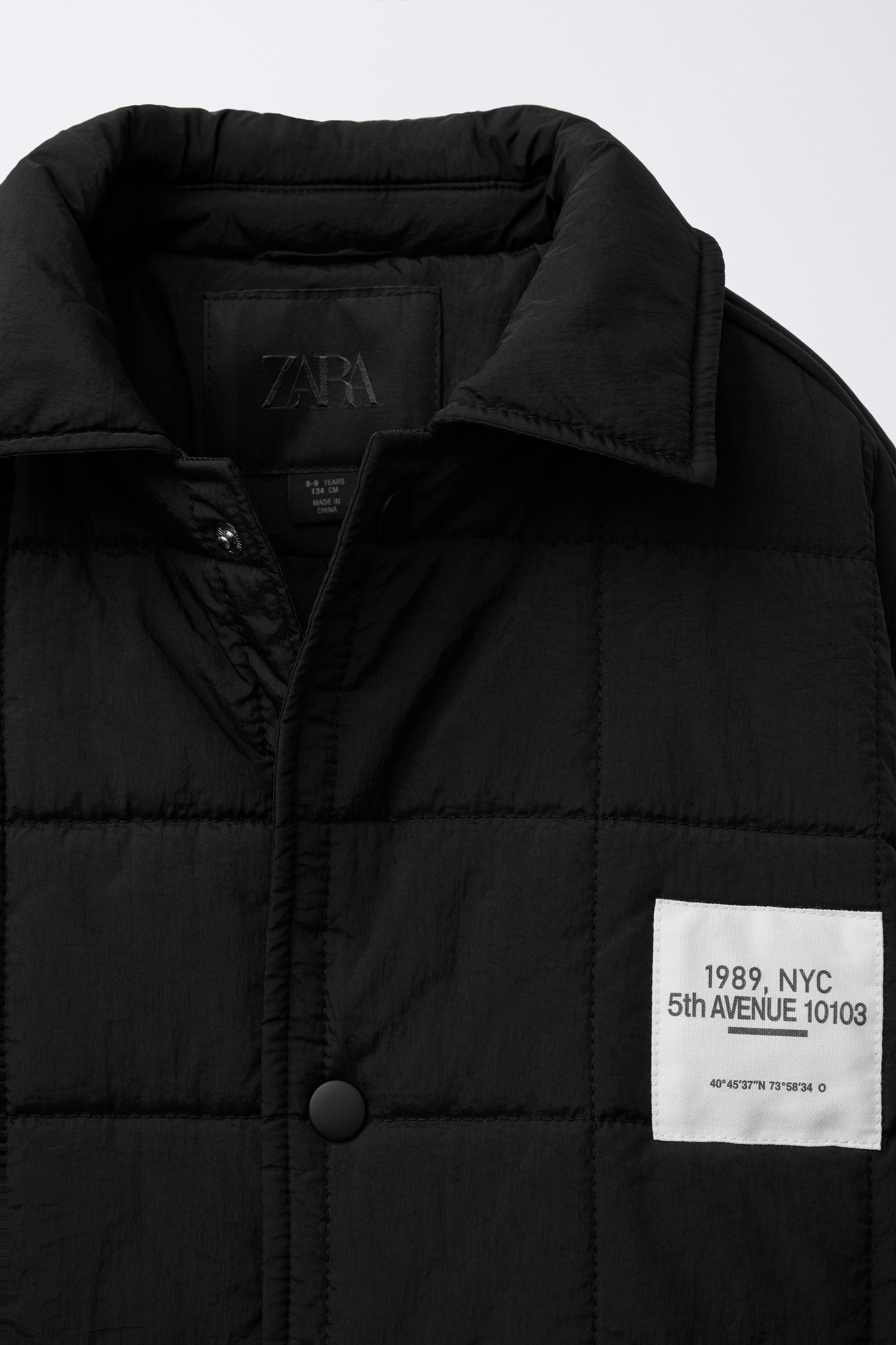 LIGHTWEIGHT PUFFER JACKET - Ecru | ZARA Thailand