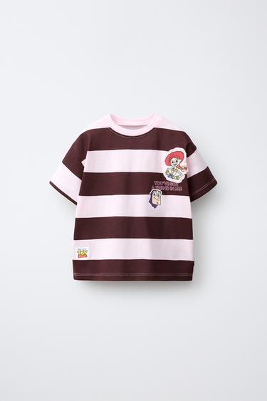 Zara TOY STORY © DISNEY PIXAR STRIPED PATCH T-SHIRT - striped