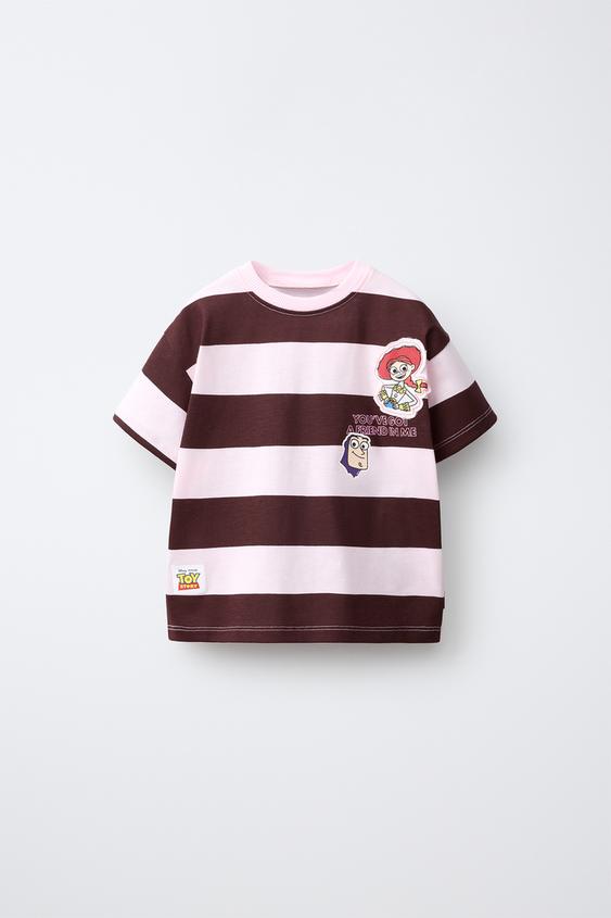 TOY STORY © DISNEY PIXAR STRIPED PATCH T-SHIRT - striped de Zara - Imagen 0