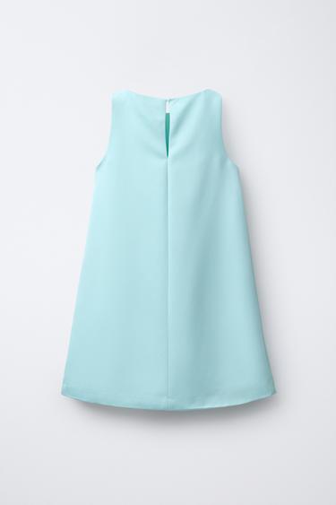 ROBE SATINÉE FLOW FANTAISIE - Turquoise de Zara - Image 1