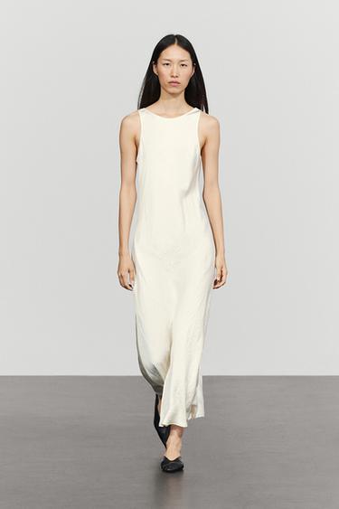 Zara Satin midi dress - 754 - Image 0