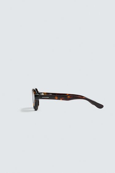 LUNETTES DE SOLEIL OVALES - Écaille de Zara - Image 3