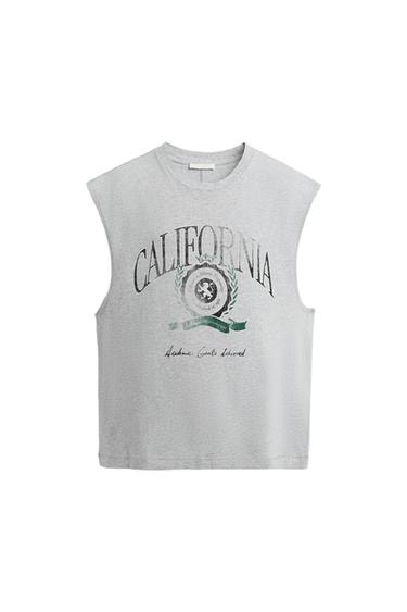 CAMISETA TANK ESTAMPADO LAVADO
