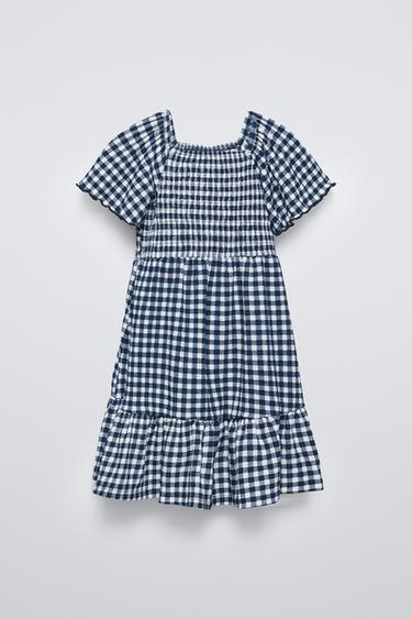 GINGHAM CHECK BAMBULA DRESS - Black / White by Zara - Image 0