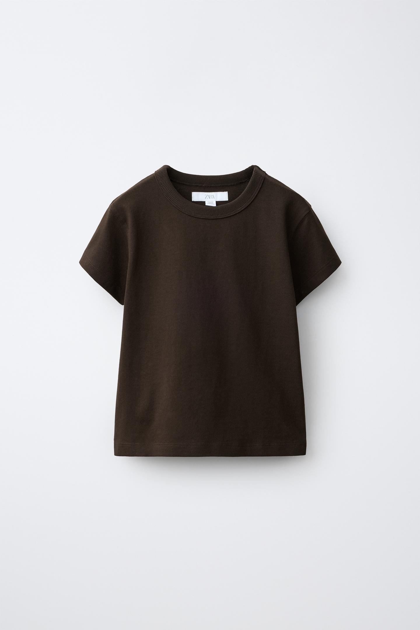 Детская футболка Zara Rustic Cotton, цвет: Коричневый — фото 1