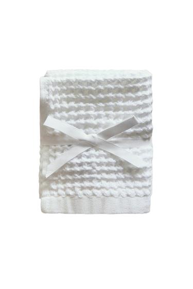 HANDTUCH MIT WAFFELSTRUKTUR (3ER-PACK) - Weiß von Zara