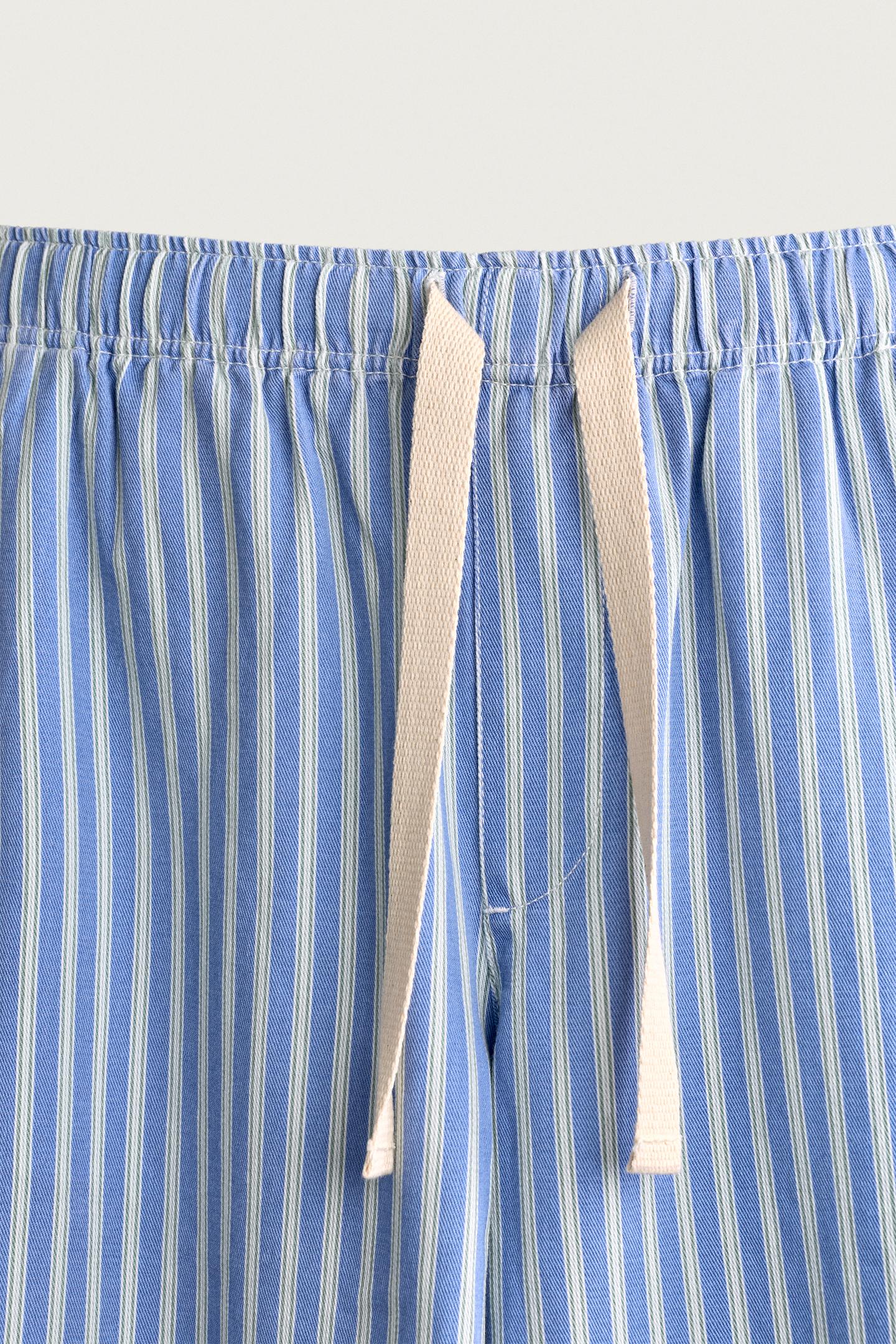 Мужские брюки Zara Striped Baggy Fit, цвет: Полосатый — фото 9
