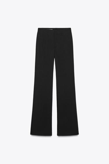 Zara FLARE PANTS - Black
