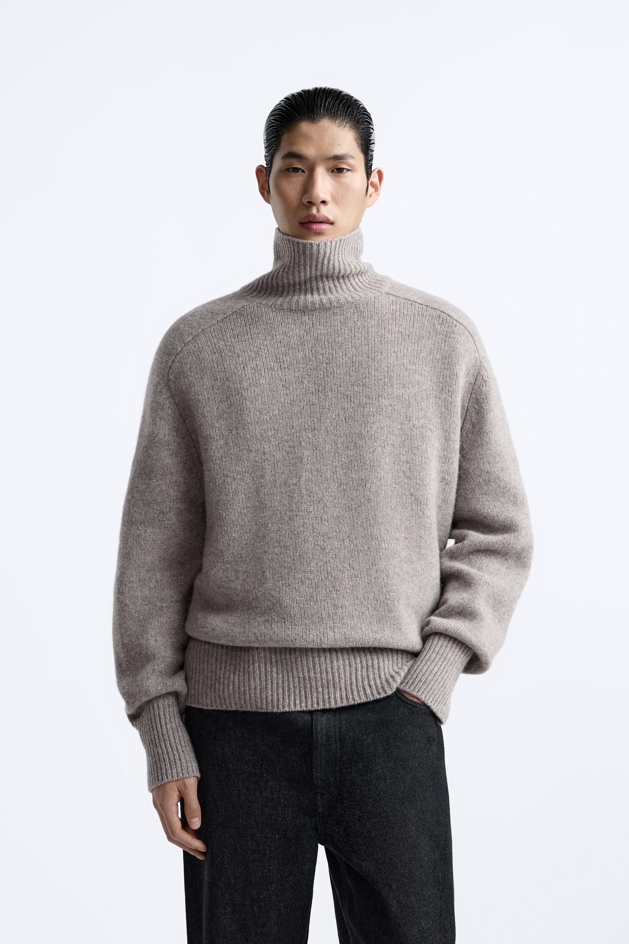 High neck sweater hot sale mens zara