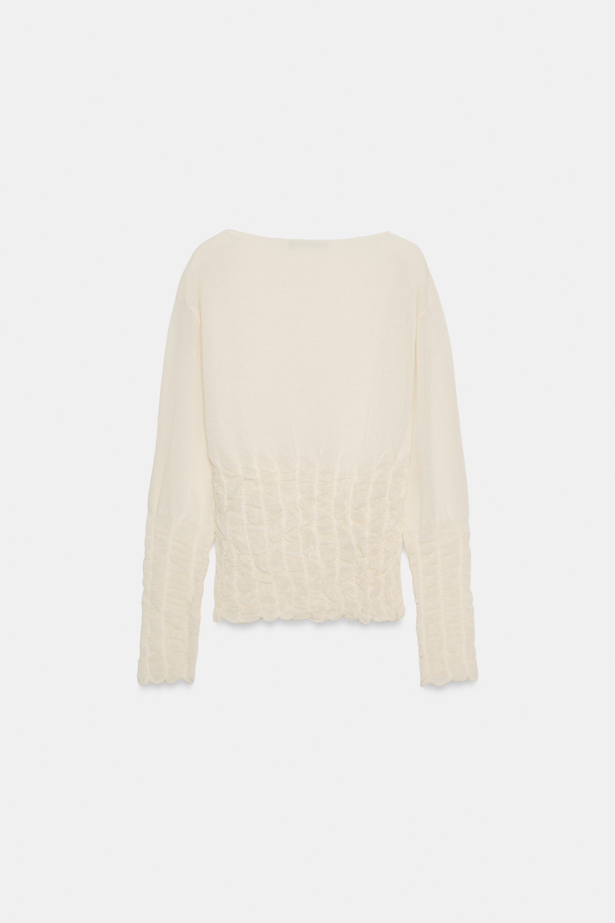 KNIT HONEYCOMB JUMPER