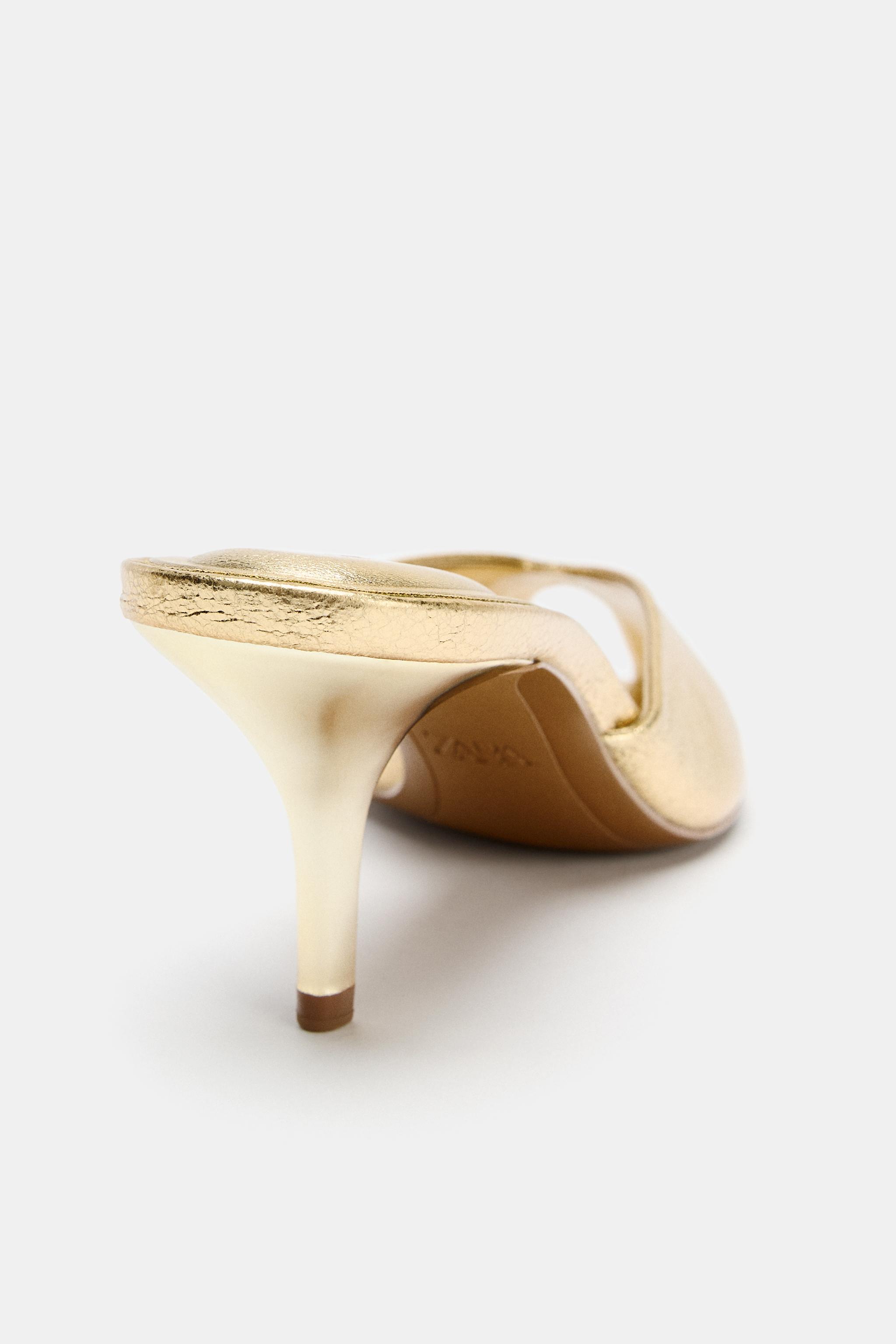 新品未使用　定価33000円Petrucha / Mara [sand] ZARA NEW WOMAN FAUX-PATENT FINISH SLINGBACK SHOES BURGUNDY