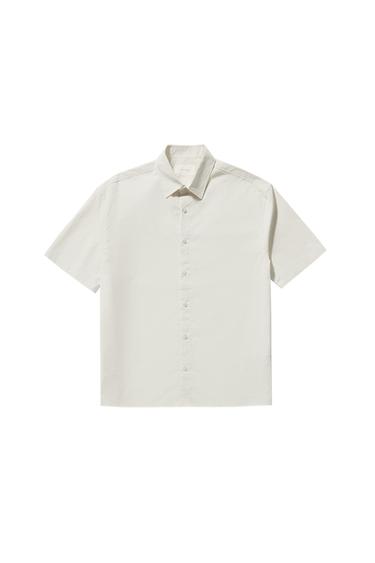 STRIPED COTTON-HEMP SHIRT - Stripes by Zara