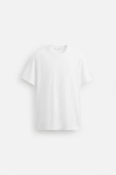 WASHED SLIM FIT T-SHIRT - White by Zara - Image 6