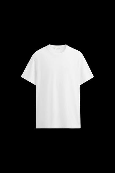 WASHED SLIM FIT T-SHIRT - White by Zara - Image 0