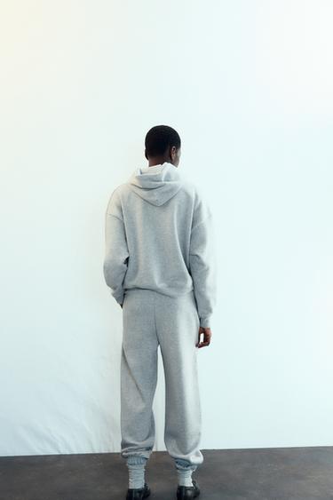 PANTALON DE JOGGING BRILLANT - Gris chiné de Zara - Image 3