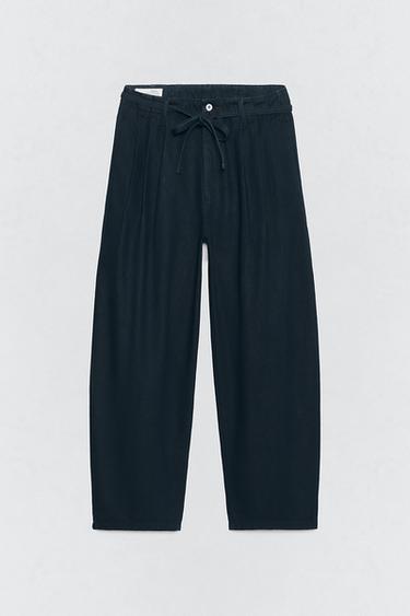 JEANS WIDE FIT PLIEGUES SOSHIOTSUKI x ZARA - Zara 인디고